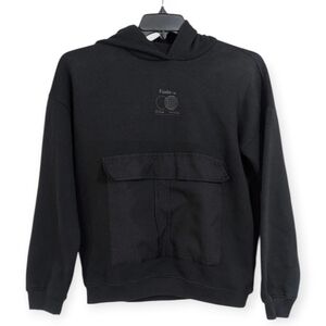 Fudo Black Tactical Hoodie - Size Medium 10//12 Boys